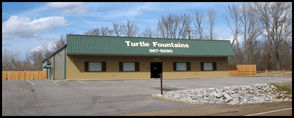 Turtle Fountains, LLC. call 1-901-867-5090 for information on our outdoor floating pond and lake fountains