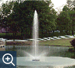 Fanfare, outdoor floating pond and lake fountain and aerator