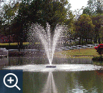 Glory, outdoor floating pond and lake fountain and aerator