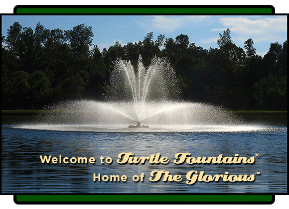 Turtle Floating Fountains Mega Series Glorious Lake Fountain